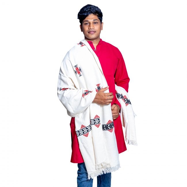 Toda Embroided Shawl
