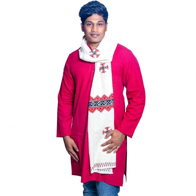Cotton Toda Embroided Stole