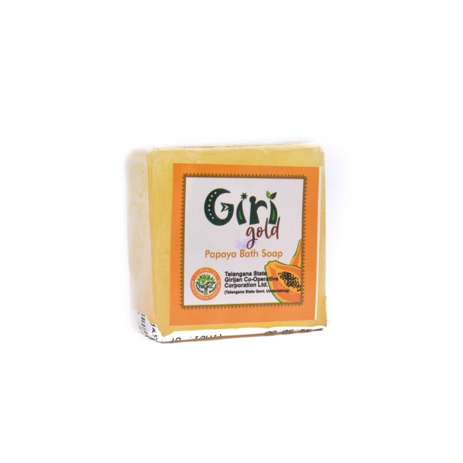 Giri Gold Papaya Bath Soap 100 Grams (Pack of 2)