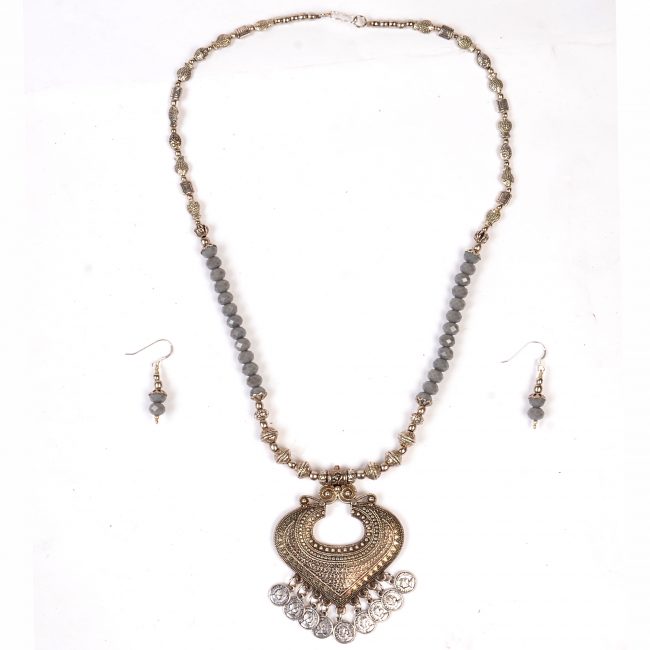 Handcrafted Metal Beads Pendent
