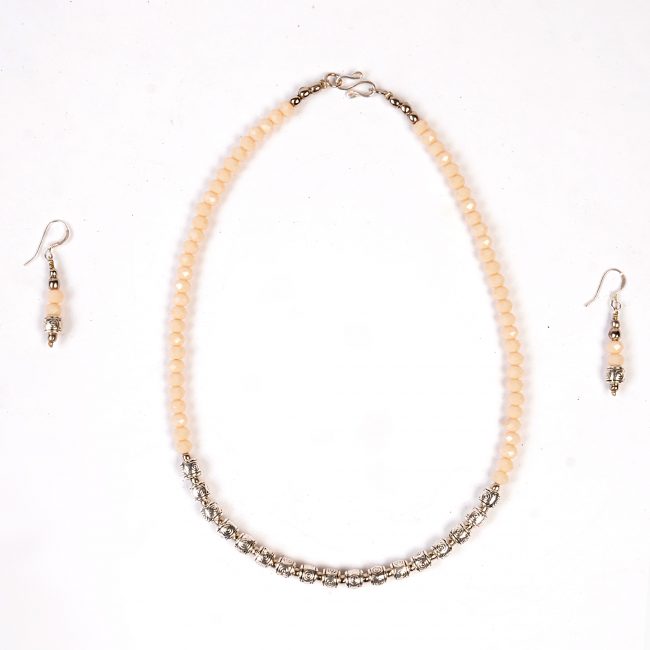 Handcrafted Metal Beads Necklace