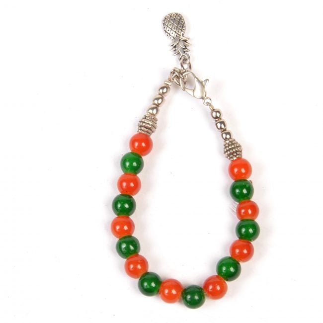 Handcrafted Multicolor Metal Beads Bracelet