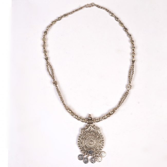 Tribes India Handcrafted Designer Metal Necklace