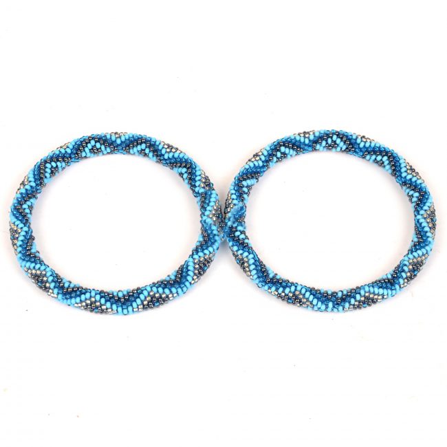 Tribes India Arctic Beads Bangle