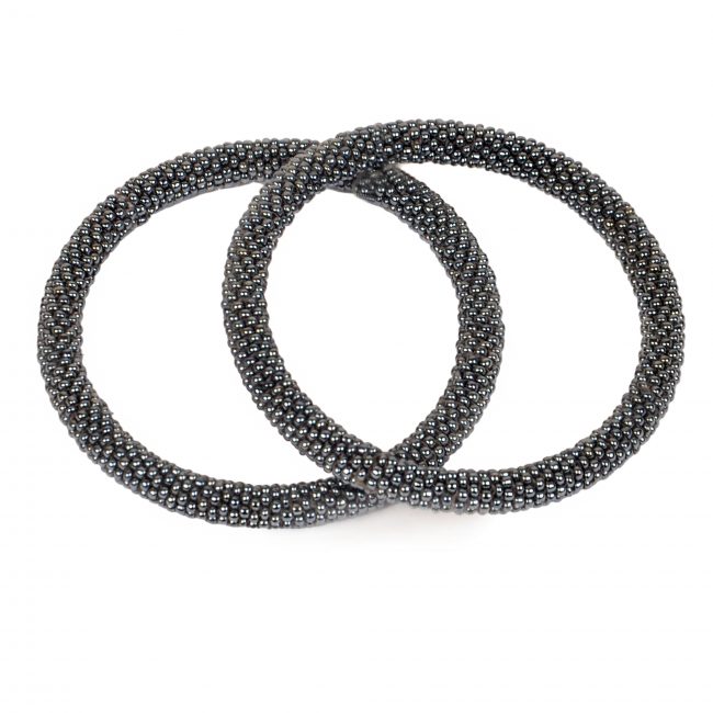 Tribes India Sliver Beads Bangle