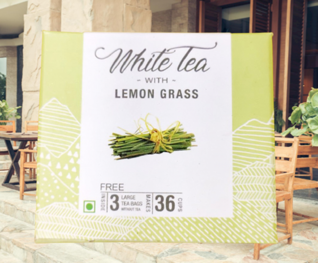 Handmade Pure Organic White Tea with Lemon Grass by Aao Tribe of Nagaland