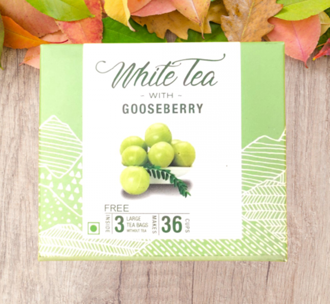 Handmade Pure Organic White Tea with Gooseberry by Aao Tribe of Nagaland