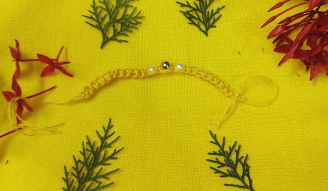 Exclusive Hand Crafted Wheel Bead Design Rakhi Made By Tribals Of Assam