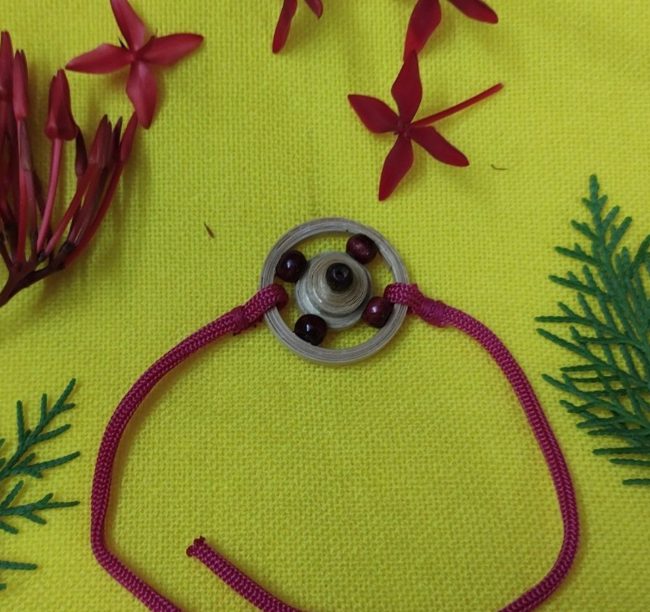 Exclusive Hand Crafted Rakhi Made From Bamboo By Tribals Of Assam