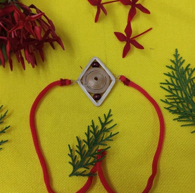 Exclusive Hand Crafted Rakhi Made From Bamboo By Tribals Of Assam