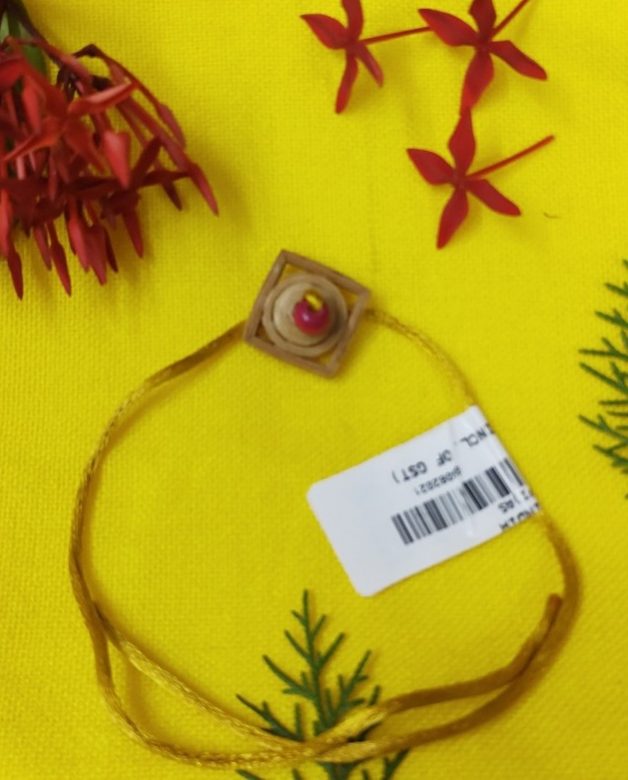 Exclusive Hand Crafted Rakhi Made From Bamboo By Tribals Of Assam