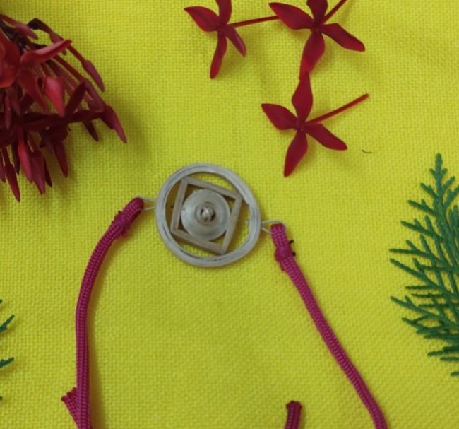 Exclusive Hand Crafted Rakhi Made From Bamboo By Tribals Of Assam