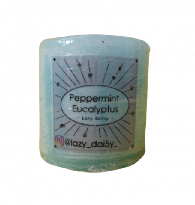 Aromatic Peppermint Eucalyptus Fragrance Wax Candle (200 Grams)