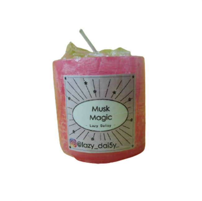 Aromatic Musk Magic Fragrance Wax Candle (200 Grams)