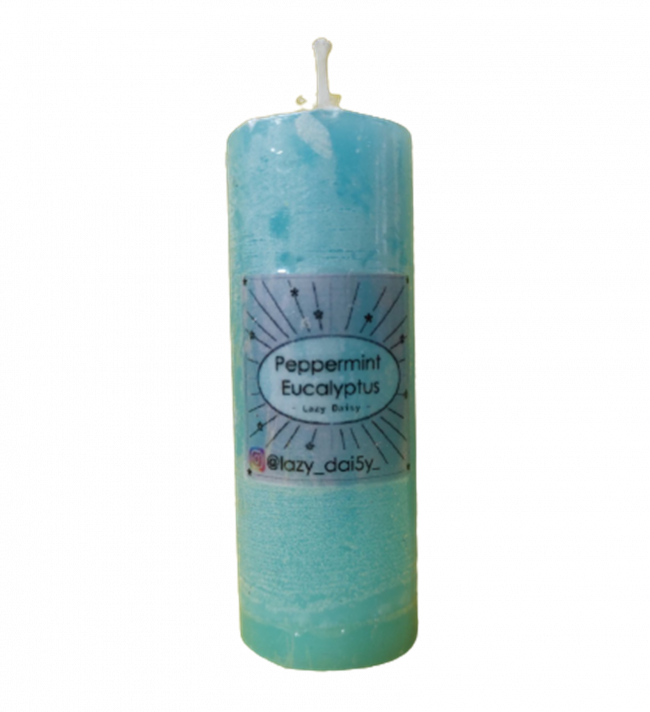 Aromatic Peppermint Eucalyptus Fragrance Wax Candle (100 Grams)