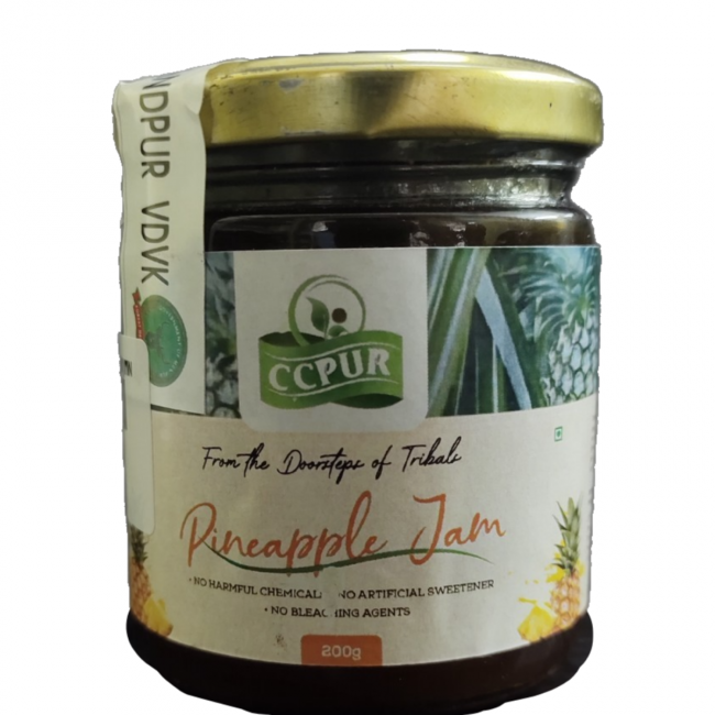 Natural Handmade Organic Pineapple Jam (200 Grams)