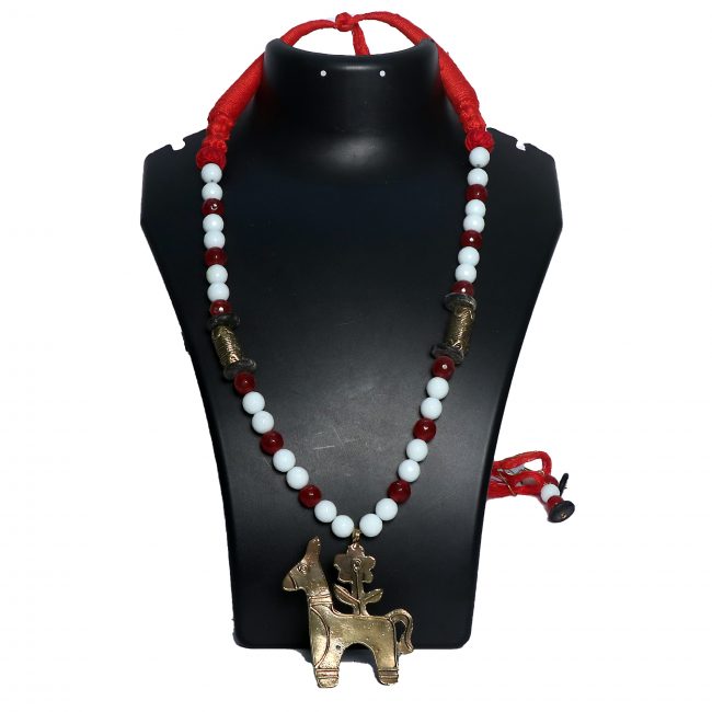 Dokra Horse Necklace