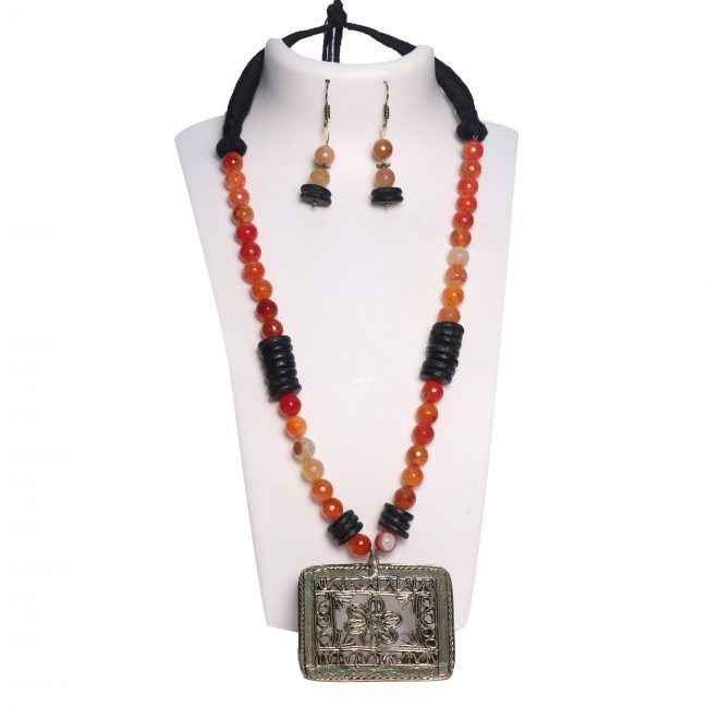 Dokra Flower Necklace