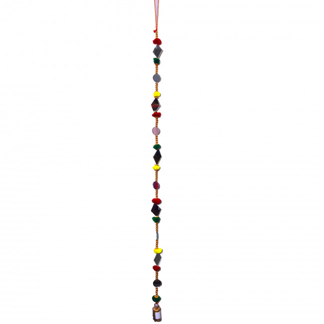 Handcrafted Square Mirror Line Hanging with Bell (PVTG)