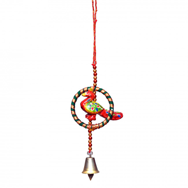 Handcrafted Parrot and Peacock Hanging with Bangle (PVTG)