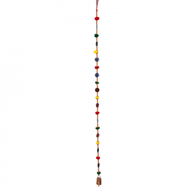Handcrafted Hanging with Round Mirror Line and Bangle (PVTG)