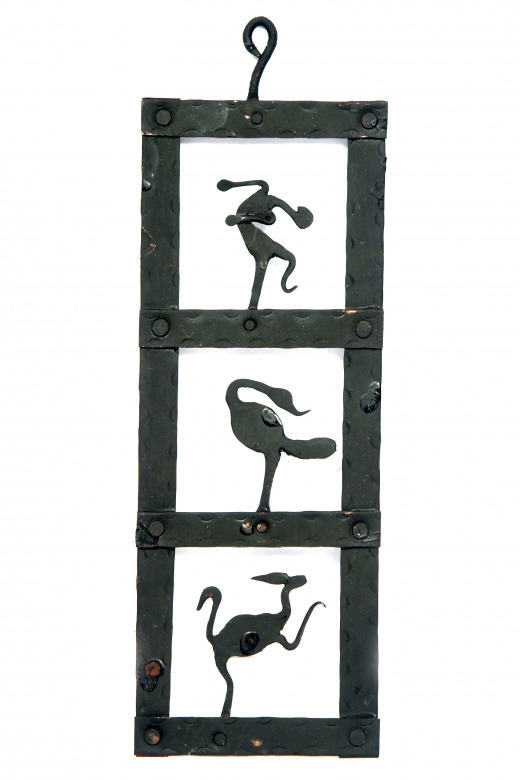 Tribes India Handmade Iron Pannel