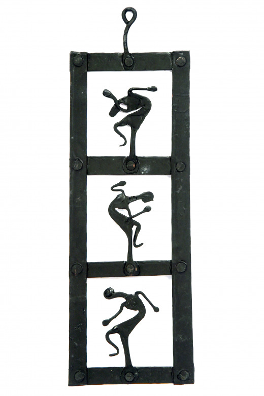 Tribes India Handmade Iron Pannel