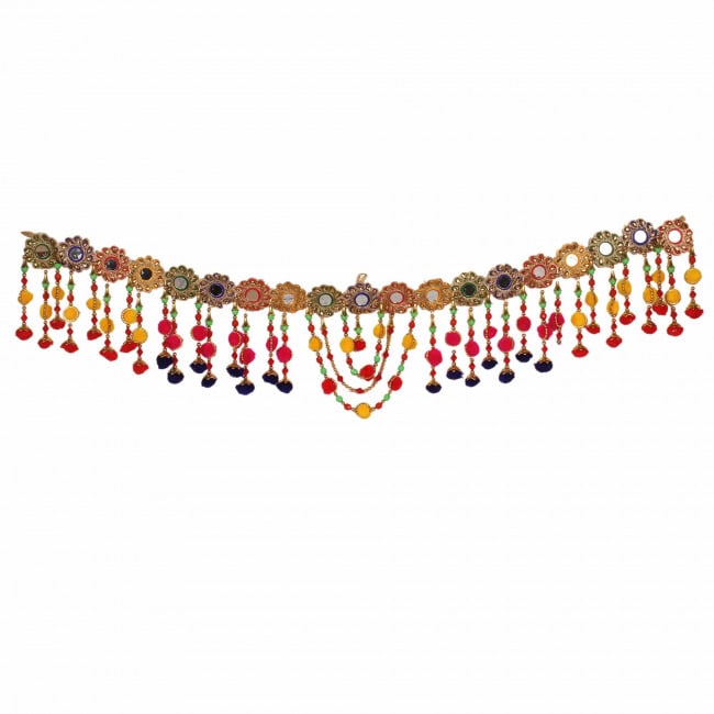 Handmade Pom-Pom Bandarwal Toran Door Hanging