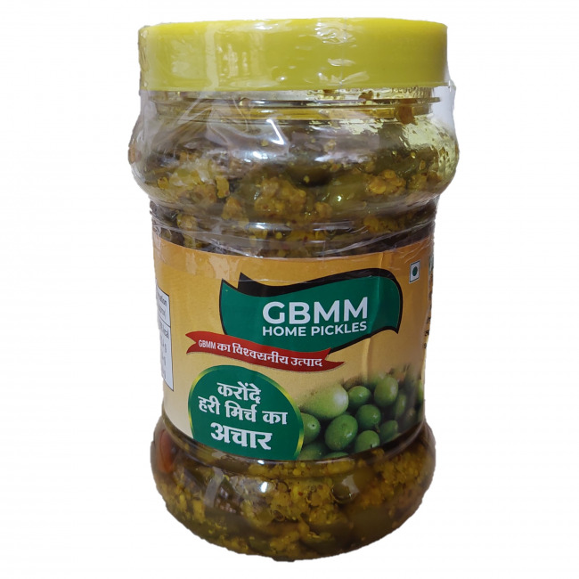 Karonda Green Chilli Pickle (500 Grams)