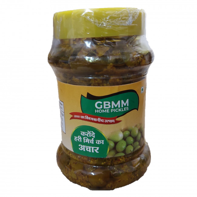 Karonda Green Chilli Pickle (250 Grams)
