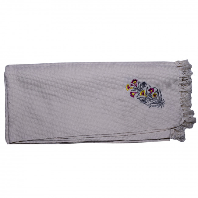 Embroidered Bath Towel