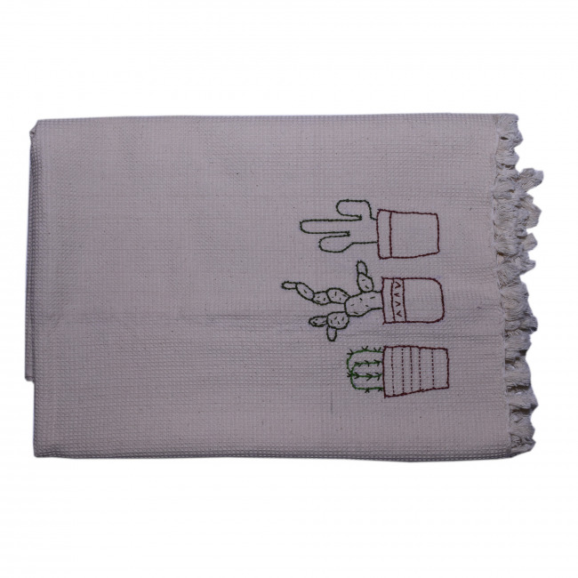 Embroidered Bath Towel