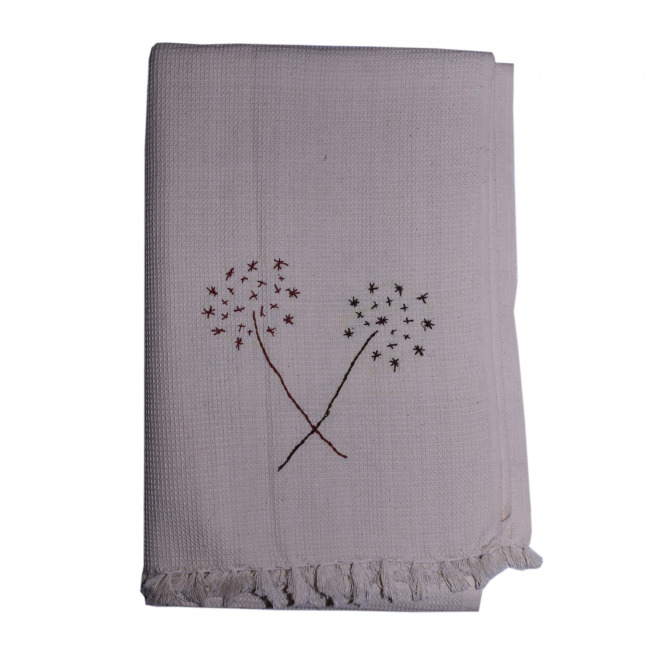 Embroidered Bath Towel