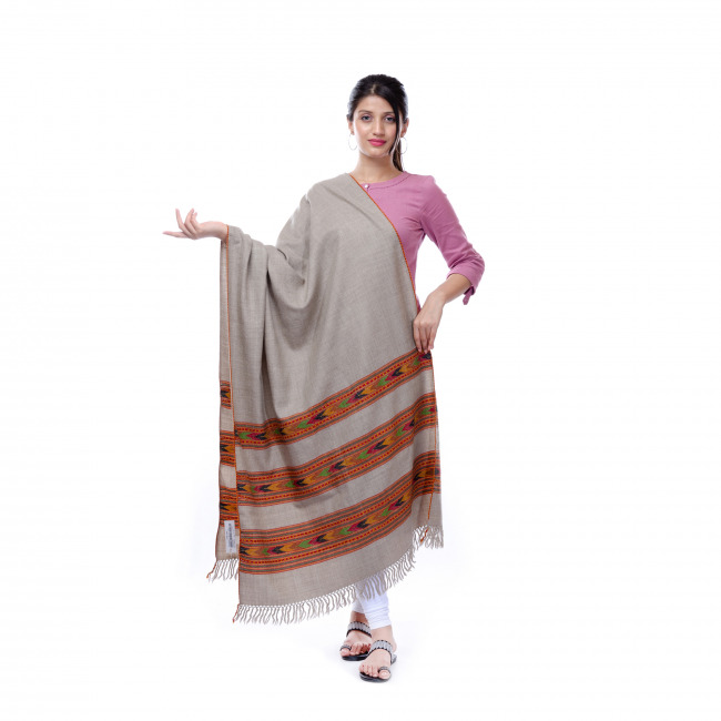 Handwoven (Sheep Woolen) Multi Color Stole
