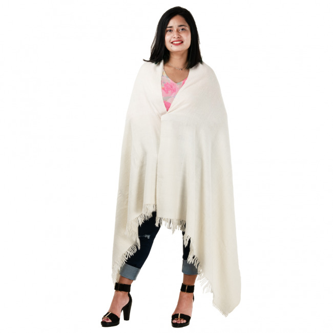 Angora Plain Shawl
