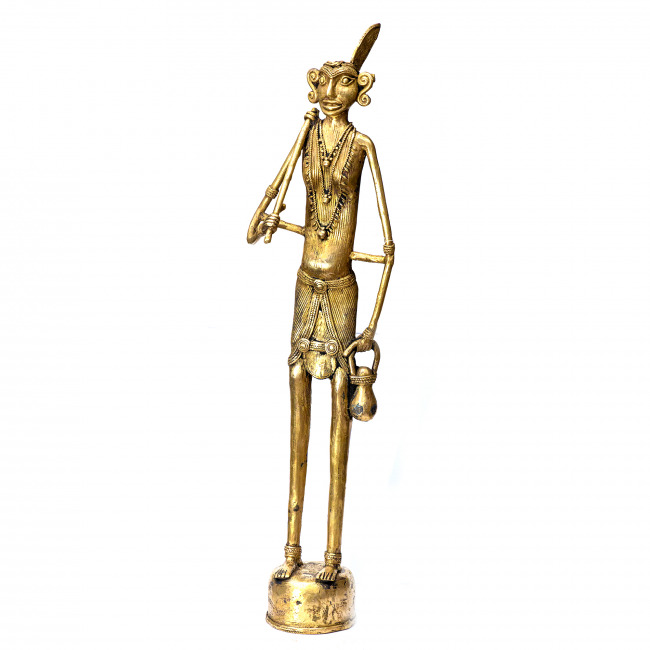 Handcrafted Tribal Standing Statue