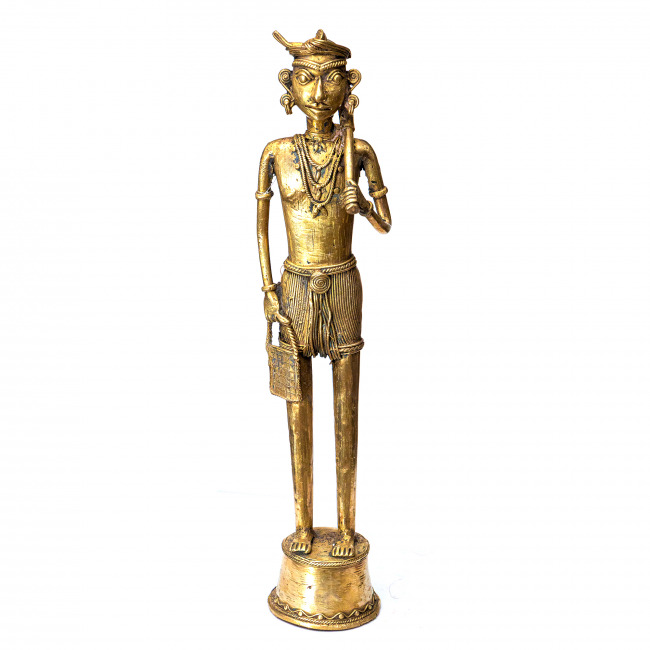 Handcrafted Tribal Standing Statue