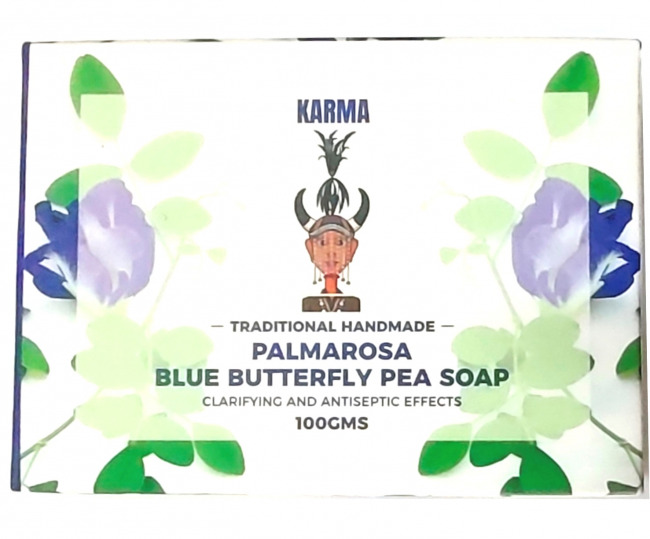 Palmarosa Blue Butterfly Pea Soap