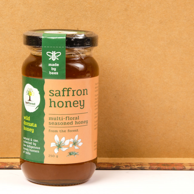 Organic Natural Saffron Honey