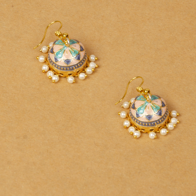 Fashion Multicoloured Jhumki Earrings for Women