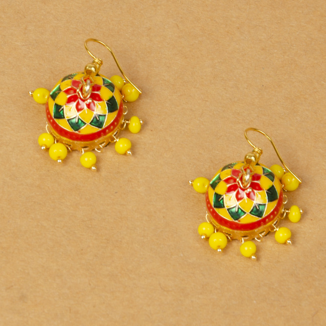 Fashion Multicoloured Jhumki Earrings for Women