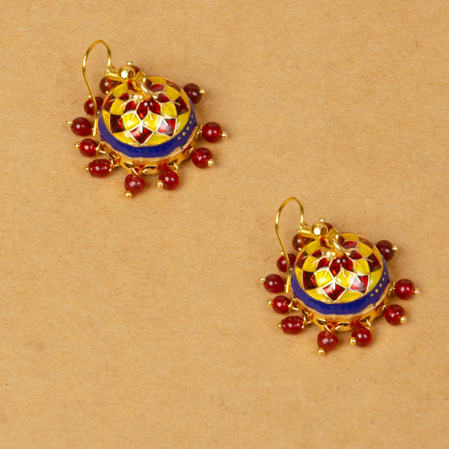Jhumki Multi Coloured Earrings for Women