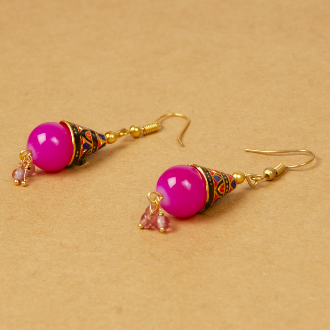 Fashion Mix Minakari Earrings for Women