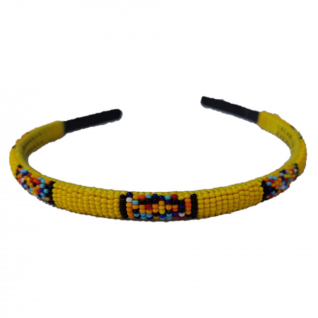 Tribes India Hair Belt Yellow