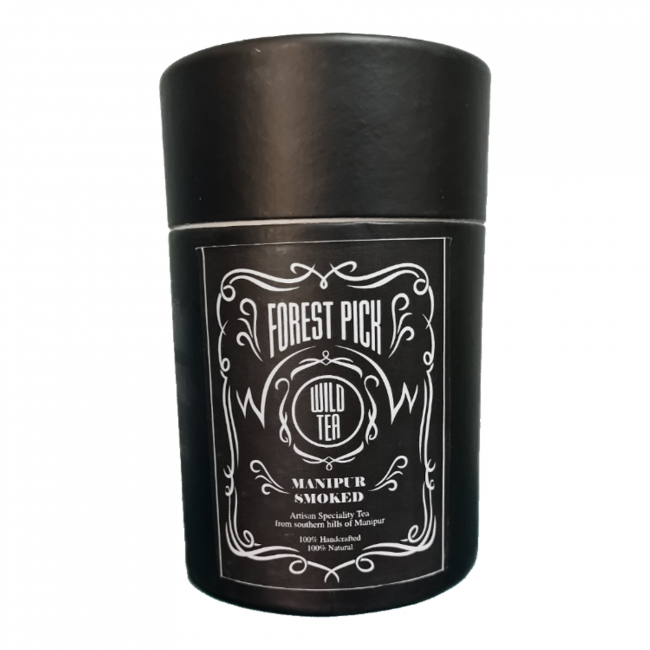 Handmade Pure Organic Manipur Smoked Wild Black Tea