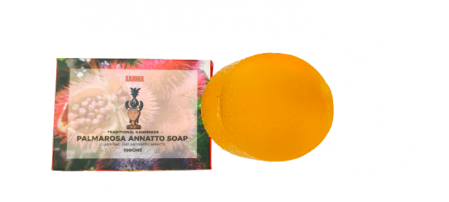 Palmarosa Annatto Soap (100 Grams)