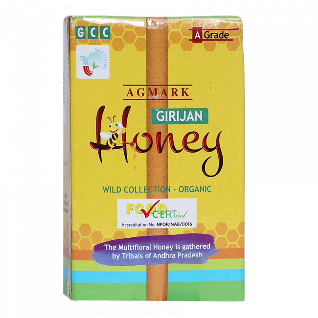GCC Girijan Honey “ Organic Multifloral 100% Pure & Fresh 250g