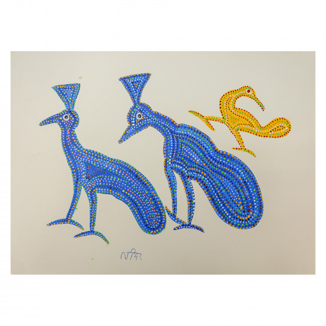 Handmade Paper Bhil Painting