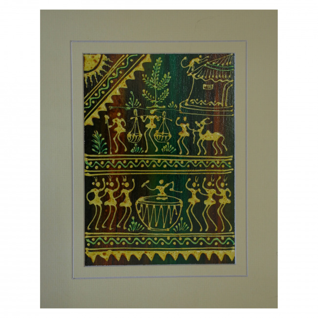| Handcrafted Mount Embossed Painting
