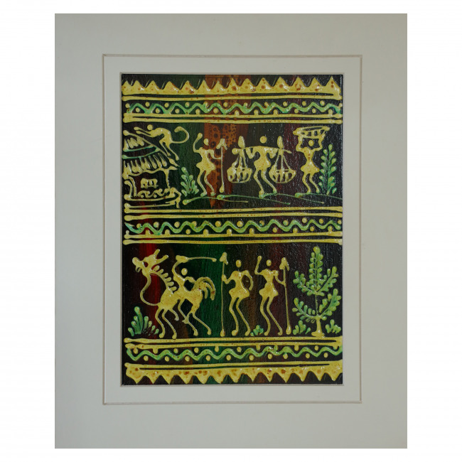 Handcrafted Mount Embossed Painting